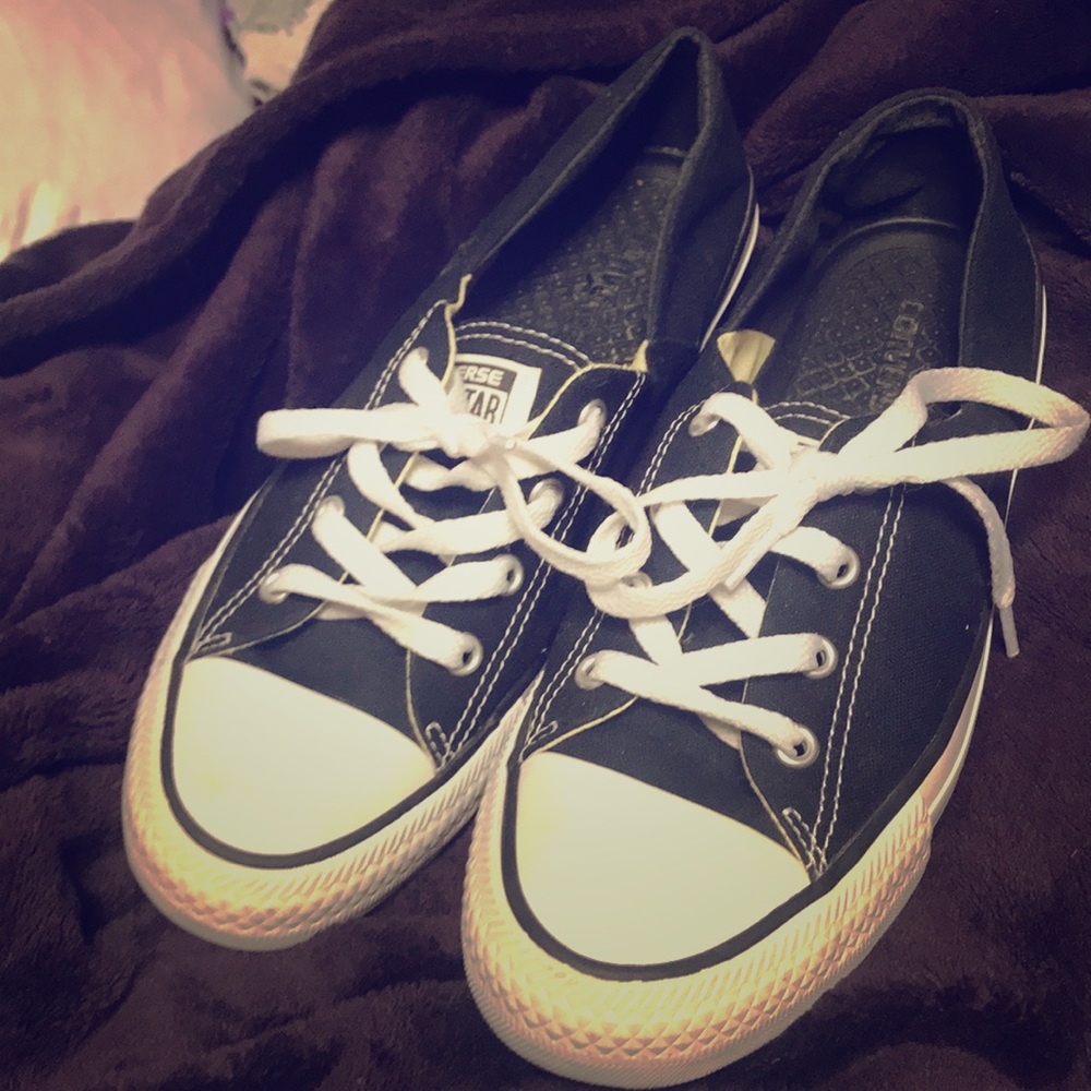 Black Converse shoes